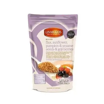 

Semillas De Lino, Calabaza, Girasol, Bayas De Goji Y Sésamo 425 Gr de Linwoods