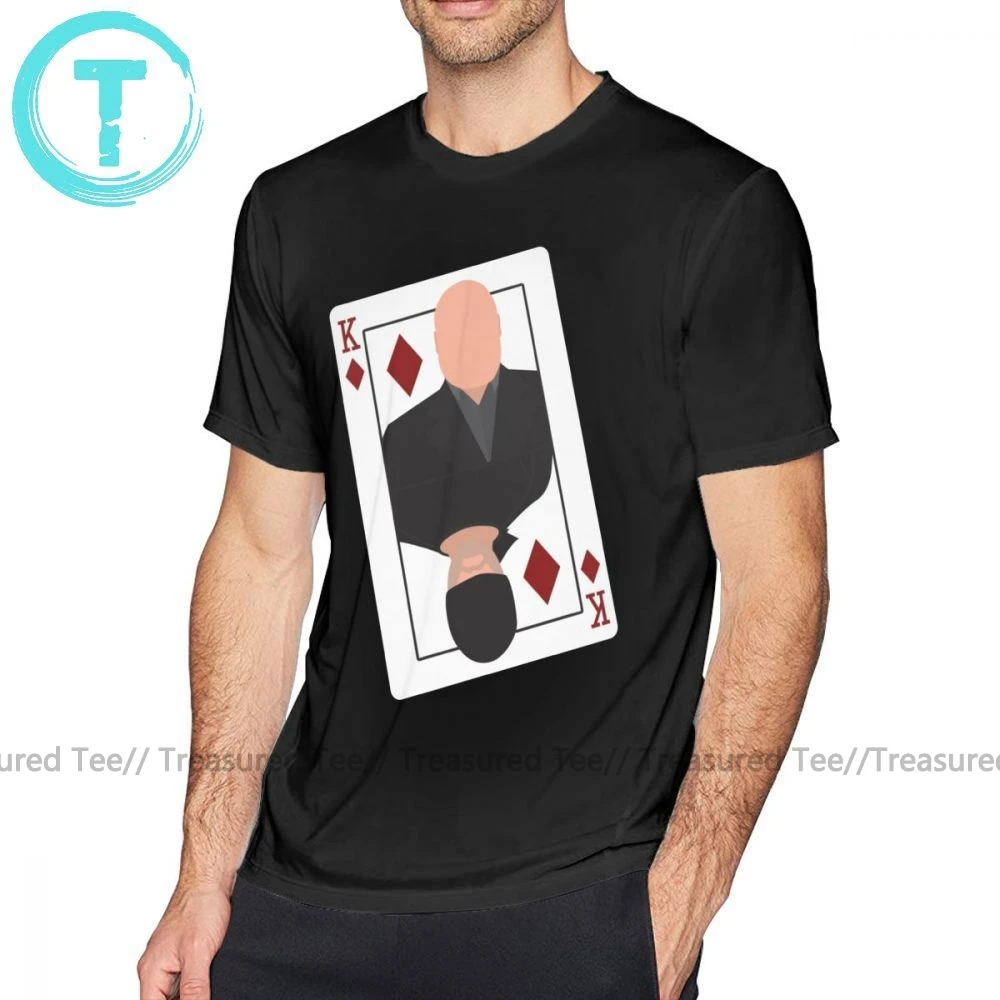 

Daredevil T Shirt DD King Of Diamonds T-Shirt Summer Male Tee Shirt Graphic Short Sleeve Oversized Cotton Awesome Tshirt