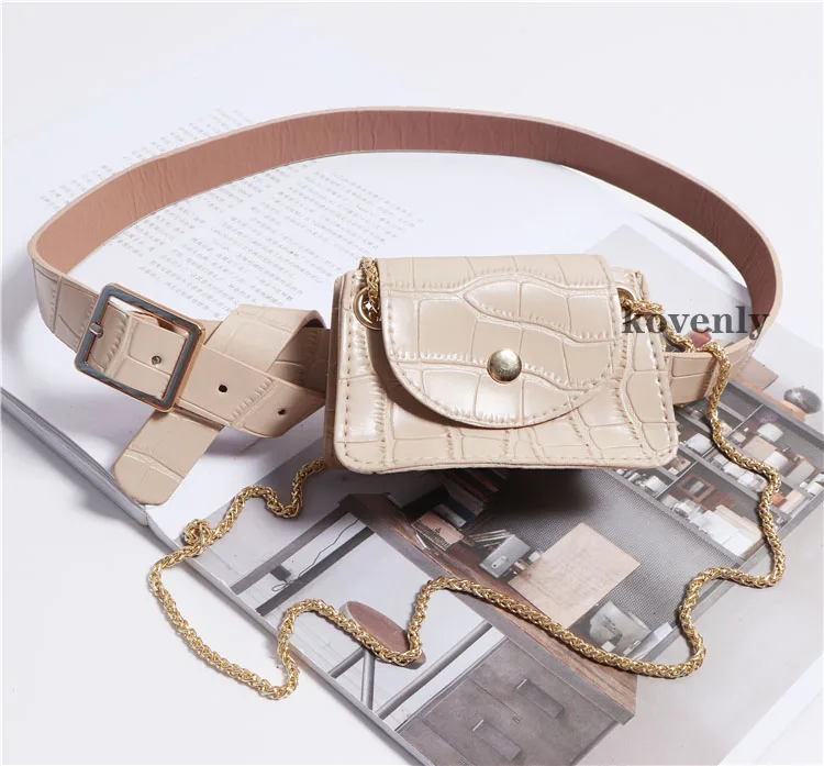 Vintage Waist Bag Lipstick Purse Bolsa Feminina Women Mini Crossbody Bag Pu leather Shoulder Bags Fashion Belt Bags For Women