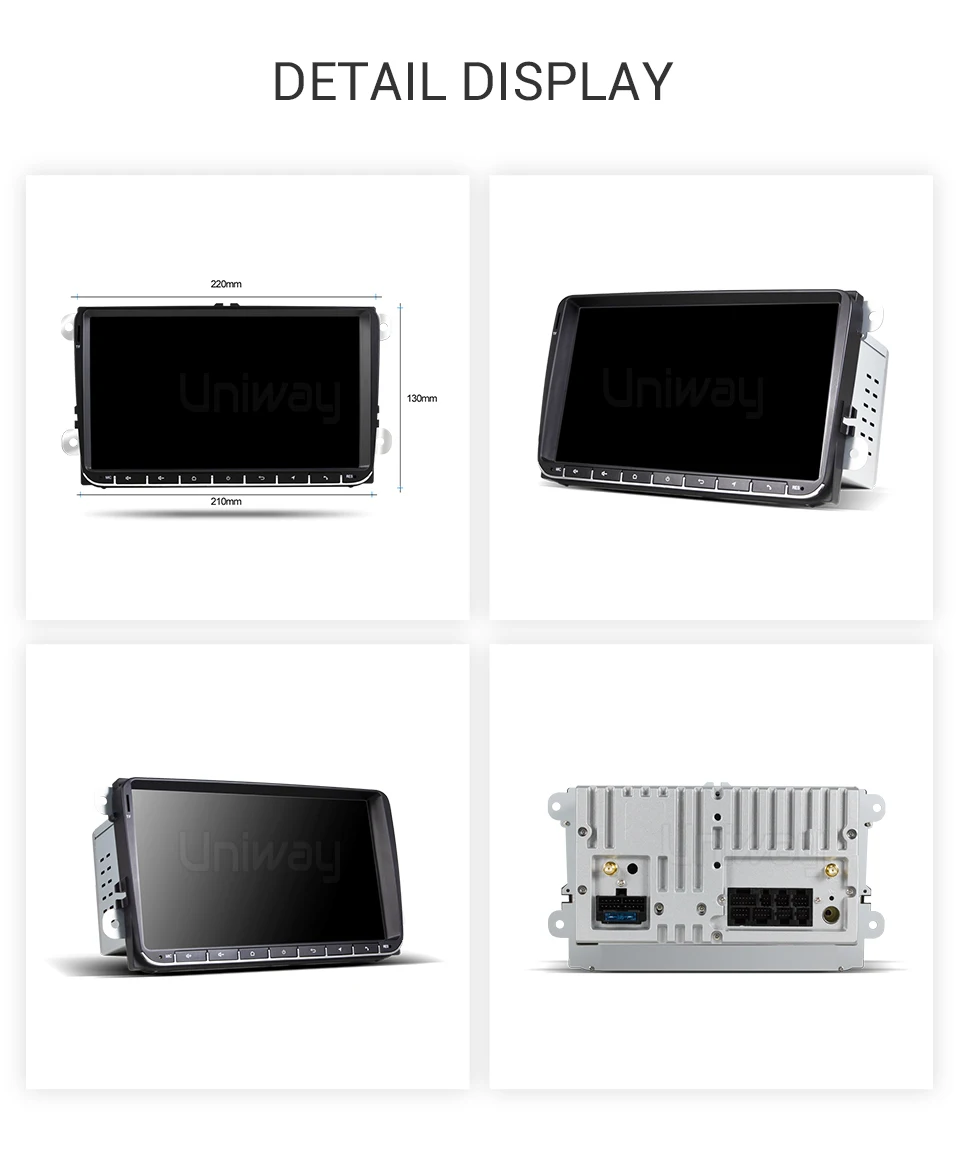 Uniway PX6 DSP android 9,0 автомобильный dvd gps для vw passat b6 b7 golf 5 6 tiguan polo octavia rapid fabia мультимедийный навигационный плеер