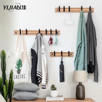 

Bamboo coat rack hook hook hook simple hanger hanger bedroom bag rack bamboo hanger