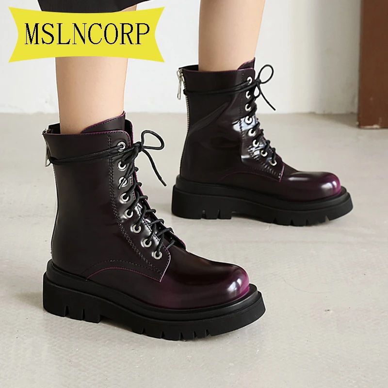 

Plus Size 34-43 Leather Boots Women Cross StrapBoots Women Punk Female Platform Boots Wedges High Heels PU Women Boots Botas