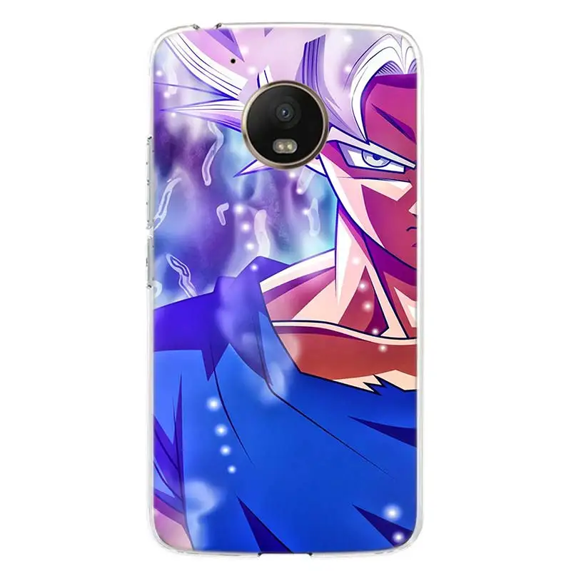 Dragon Ball Z чехол Гоку чехол для телефона для Motorola Moto G7 G6 G5S G5 E4 Plus G4 E5 Play power EU Подарочный чехол с рисунком - Цвет: TW011-2