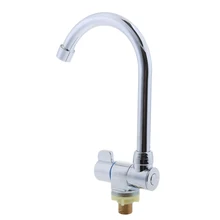 Вращающийся на 360 ° садовый кухонный бар для ванной одноместный кран для холодной воды#008