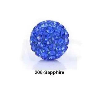

hj54ng 200pcs/lot 10mm CG Micro Pave CZ Disco Ball Beads For crystal Crystal Bracelet