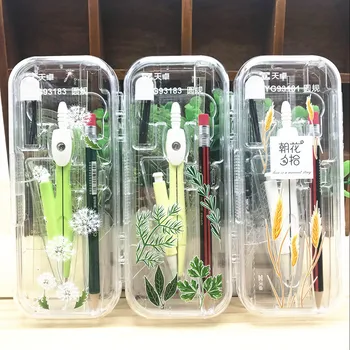 

TYG93183 Farm Series Stationery Set Ruler + Compass + 2B Pencil + Lead Set