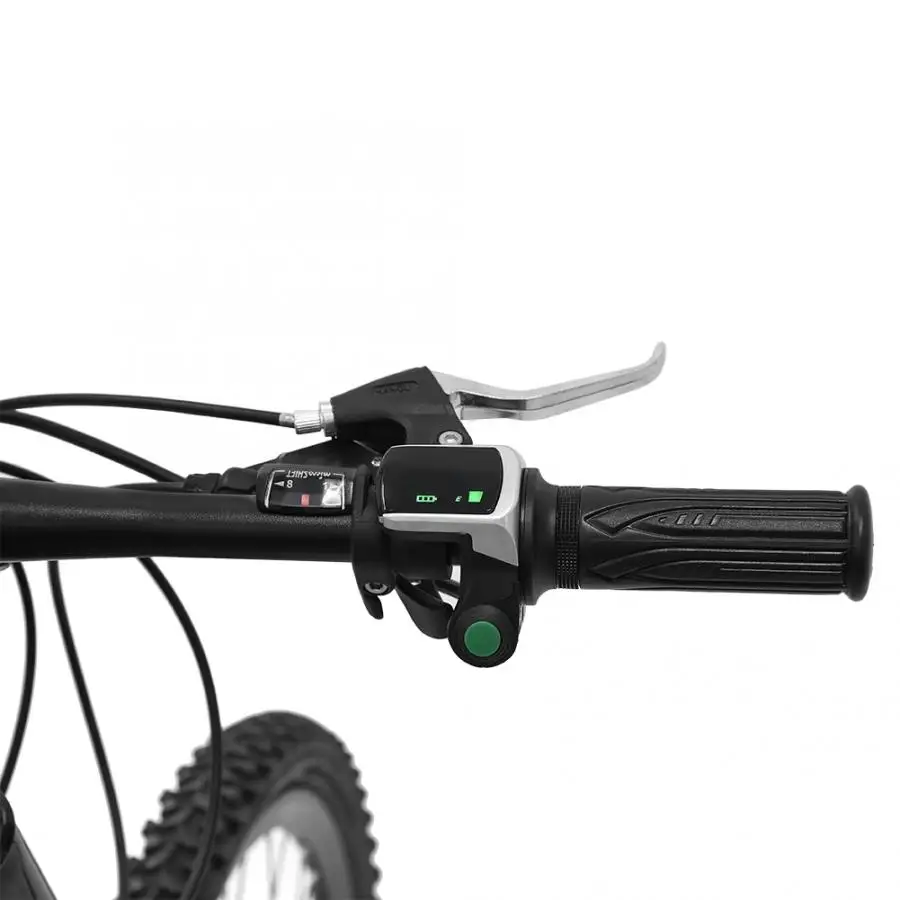 36 В/48 в электрический велосипед E-Bike скутер Thumb дроссельная заслонка ручка руль с ЖК-дисплеем напряжения батареи экран e-bike аксессуары