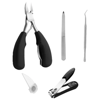 

5pcs Durable Nail File Set Nail Trimmer Nail Clipper Nail Groove Pick for Women Men