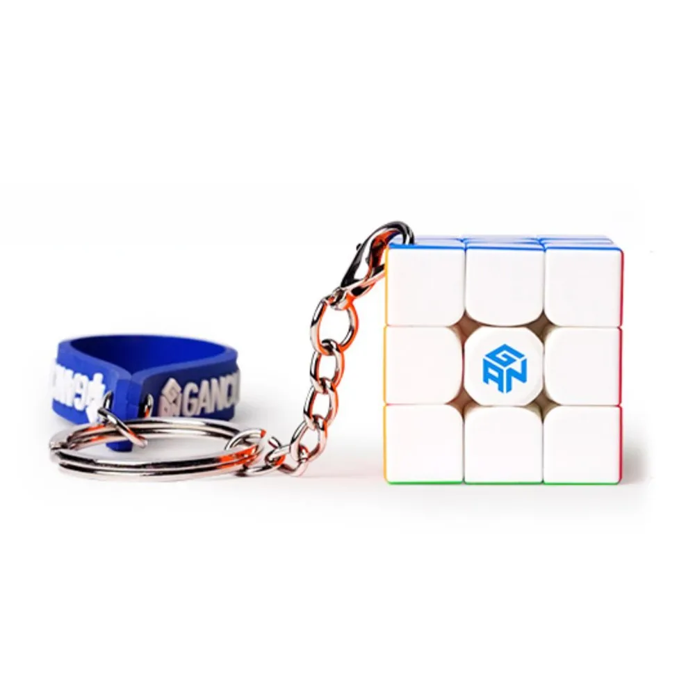 

Newest GAN 330 Keychain 3x3x3 magic speed cube gan33 key chain Ring puzzle gan330 3x3 cubo magico stickerless toys for kids