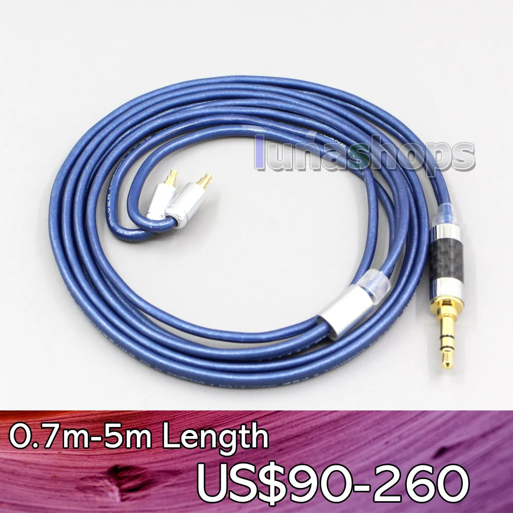 LN006809 2 5 мм 4 XLR 3 Высокое разрешение 99% чистые Серебристые наушники кабель для Sennheiser