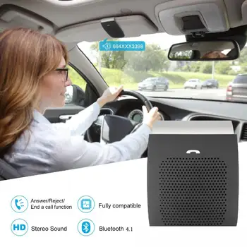 

TWISTER.CK Wireless Speaker Phone Bluetooth Hands Free Car Kit Speakerphone Speaker Phone Visor Portable Loudspeaker