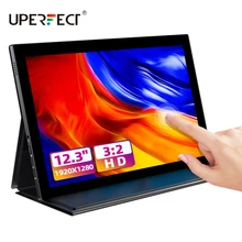 UPERFECT ekran dotykowy przenośny Monitor 1920 × 1080 FHD IPS 12.3 Cal wyświetlacz MonitorFor Raspberry Pi przełącznik Laptop telefon