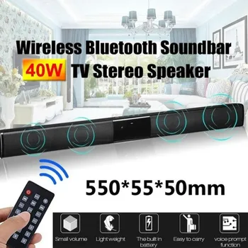

2020 New Wireless Bluetooth Soundbar Stereo Speaker Home Theater TV Strong Bass Sound Bar Subwoofer with Remote Control