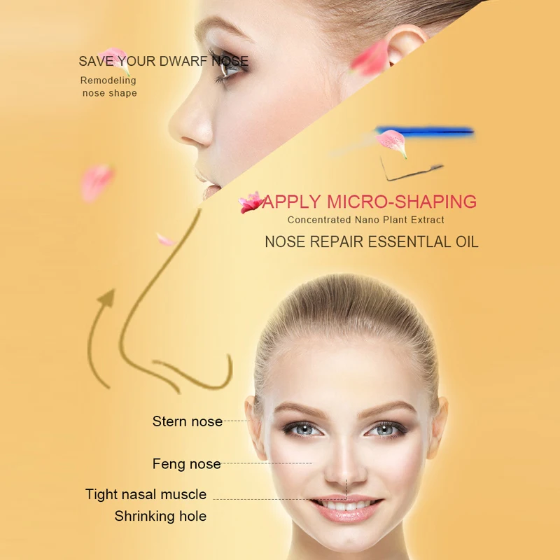 Лучшие эфирные масла Rhinoplasty, 10 мл, красивые эфирные масла для подтягивания носа, крем Magic Essence Cream, натуральный уход, тонкий маленький нос