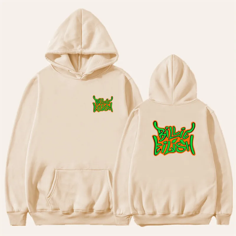 27off white Модная толстовка с капюшоном для мужчин и женщин; толстовка с капюшоном в стиле аниме Рик и Морти; странные вещи; Billie Eilish; толстовка с капюшоном; уличная одежда белого цвета - Цвет: 27off white
