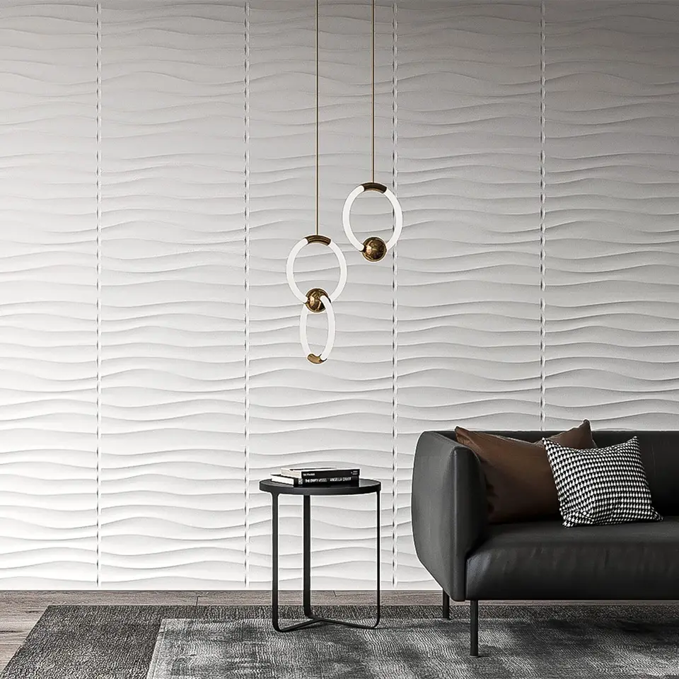 Art3d 30x30cm Home Decor 3D Wall Panels Relief Art Living Room Kitchen  Bedroom Diamond Design Matt Black Pack of 33 Tiles - AliExpress