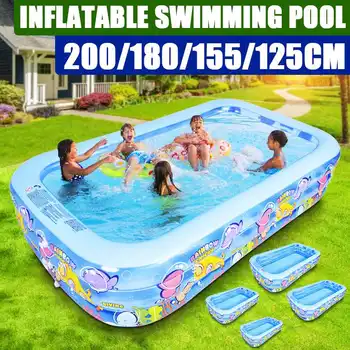 

Inflatable Square Swimming Pool High Quality Outdoor Home Use Paddling Pool Kids Adults Large Size Inflatable Pool