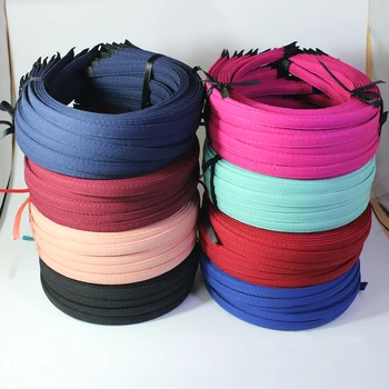 

10pcs Colorful Headbands Fabric Covered 10mm Hair Hoops Base For Handmade DIY Making Women Girls Hair Band Accessories Wholesale