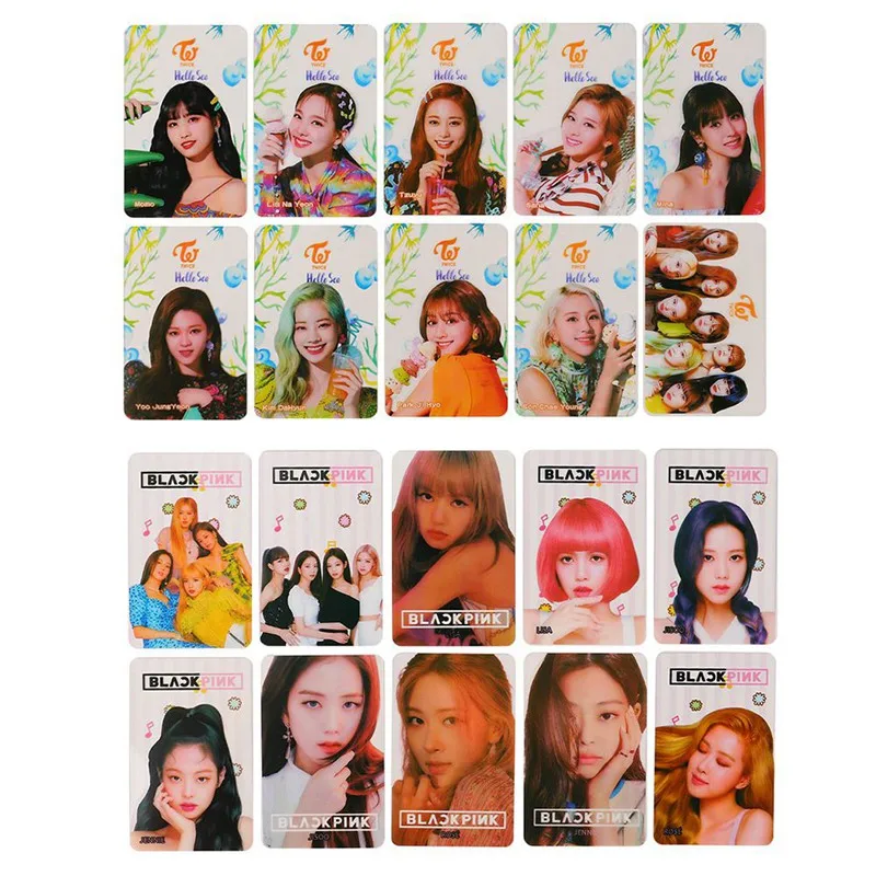10 шт./компл. Blackpink TWICE KILL THIS LOVE Album прозрачная Фотокарта для фанатов подарок