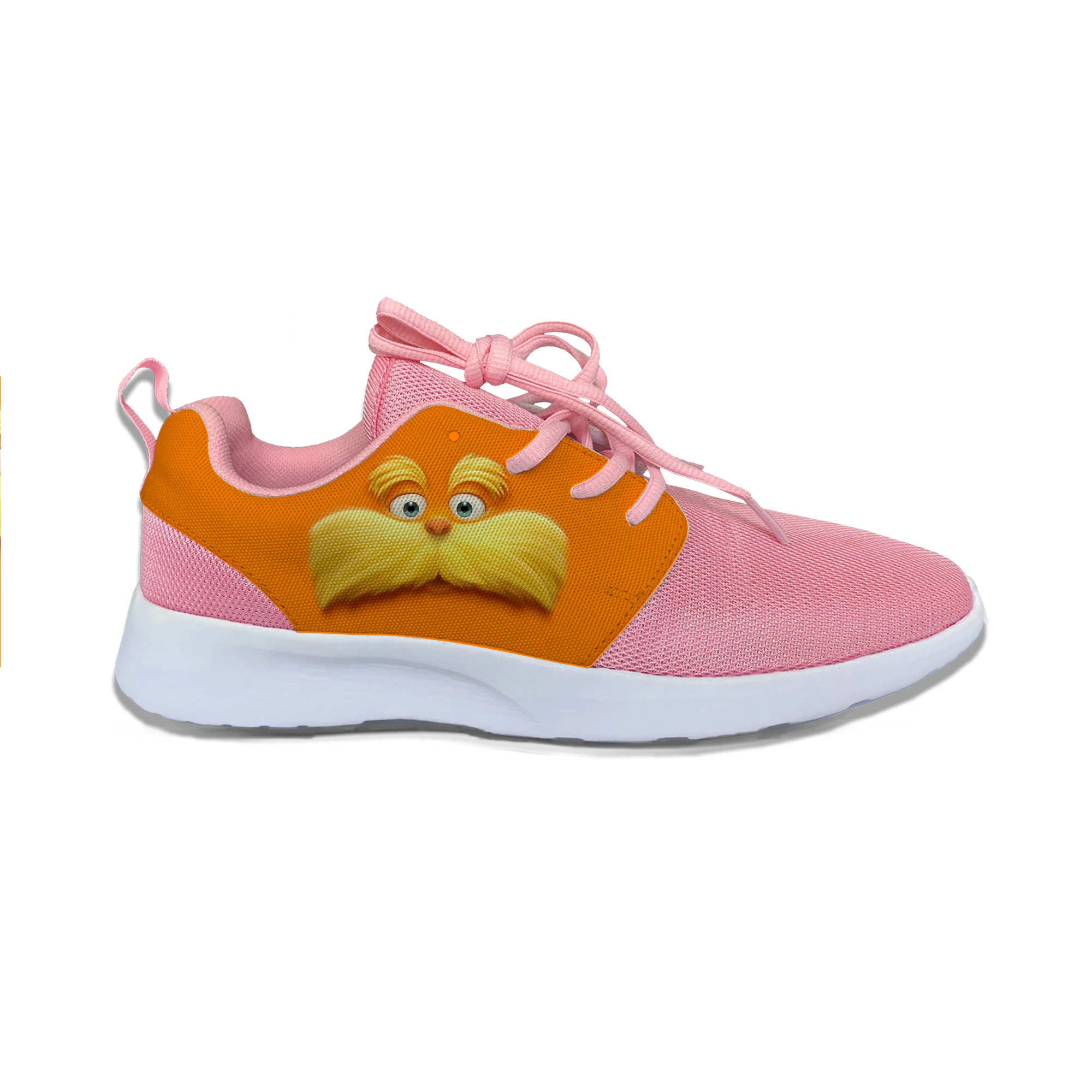 Lorax/милые модные детские спортивные кроссовки с рисунком из мультфильма; повседневные дышащие кроссовки с 3D принтом; подарок для мальчиков и девочек