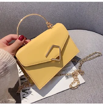 

High-quality texture foreign style female bag Korean version of the simple and wild trend handbag fashion messenger bag