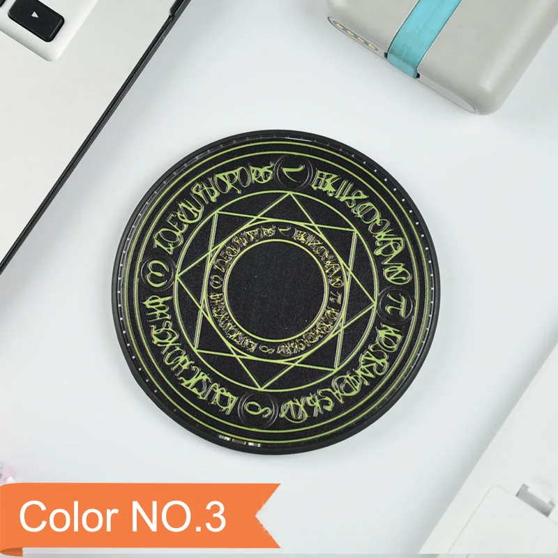 Color NO 3 KD-1 10 Вт Быстрая зарядка волшебный круг Беспроводное зарядное устройство для iPhone samsung huawei Xiaomi специальная беспроводная зарядка для мобильного телефона - Тип штекера: Color NO 3