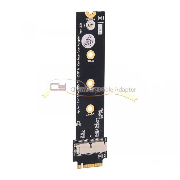 NVME M.2 NGFF M-Key для 12+ 16Pin SSD для 2013 Macbook SSD
