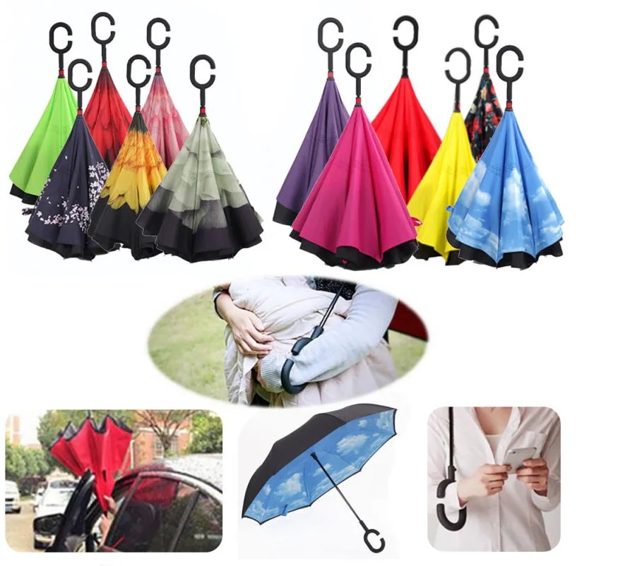 Reverse Folding Umbrella