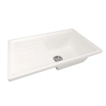 

Мойка ML-GM19 с крылом, белая (331), 495*750*200мм