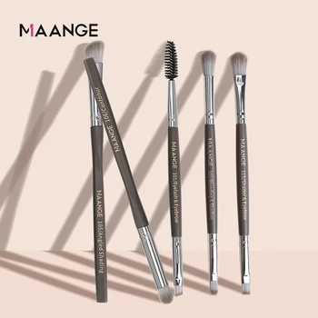 

MAANGE 5pcs/set Makeup Brushes Set Professional Eye Makeup Brushes Set Eyeshadow Eyeliner Eyelash Eyebrow Lip Brush Makeup Tool