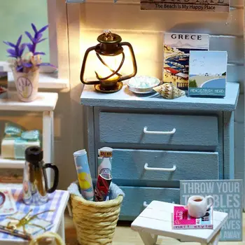 

New Children Toys Manual DIY Cabin Assembled Model Sunshine Boys Girls Birthday Holiday Gifts