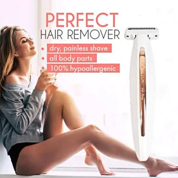 

Newly Perfect Electric Hair Remover Rechargeable Painless Body Hair Shaver Tool CLA88