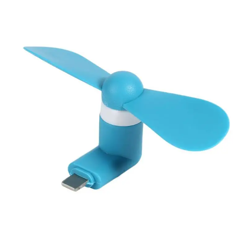 Мини-вентилятор Портативный Mute USB вентиляторы для гаджетов телефона 8-контактный Интерфейс Ventilador для iPhone легкий Портативный съемный дизайн