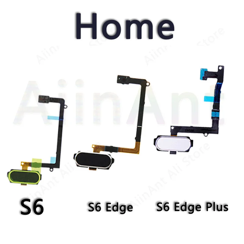 Главная для samsung Galaxy S6 Edge Plus G920F G925H G928F G920V G920T G920S Кнопка отпечатков пальцев гибкий