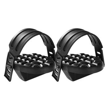 

Professional Fitness Accessories Non Slip Sport Ultralight Bike Pedals Universal Bicycle Exercise Magnetic Footboards Plastic