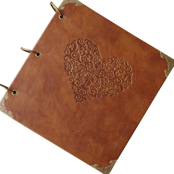 

Personalized Retro Album Leather Baby Wedding Message Board Replacement / Scrapbook Album