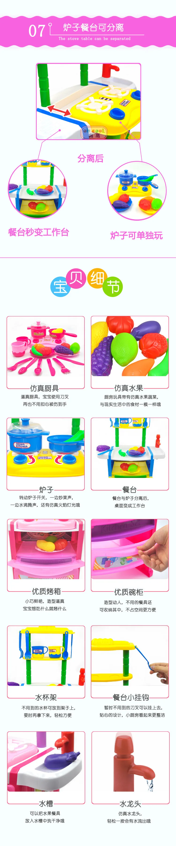 Подарок Wechat бизнес Горячая мальчики и девочки подарок на день рождения игровой домик игрушки маленький обеденный стол слайсер мульти