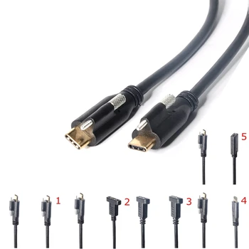 

usb c to usb c cable USB C Single Screw Locking USB 3.1 Type-C Male to male, male to Female , female to female extension Cable