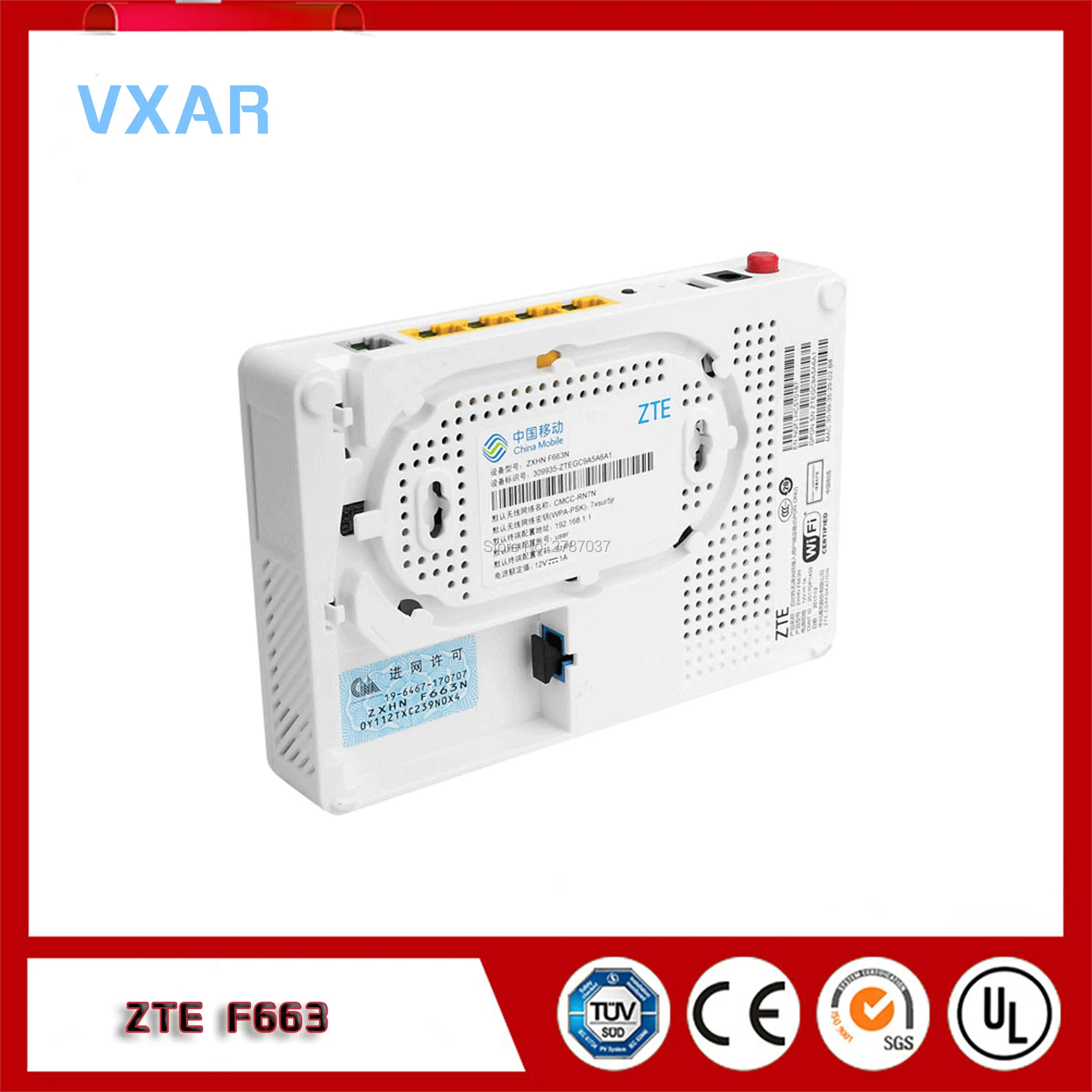 zte 1ge+ 3fe gpon ont F623 zte gpon onu с английской прошивкой 4 шт