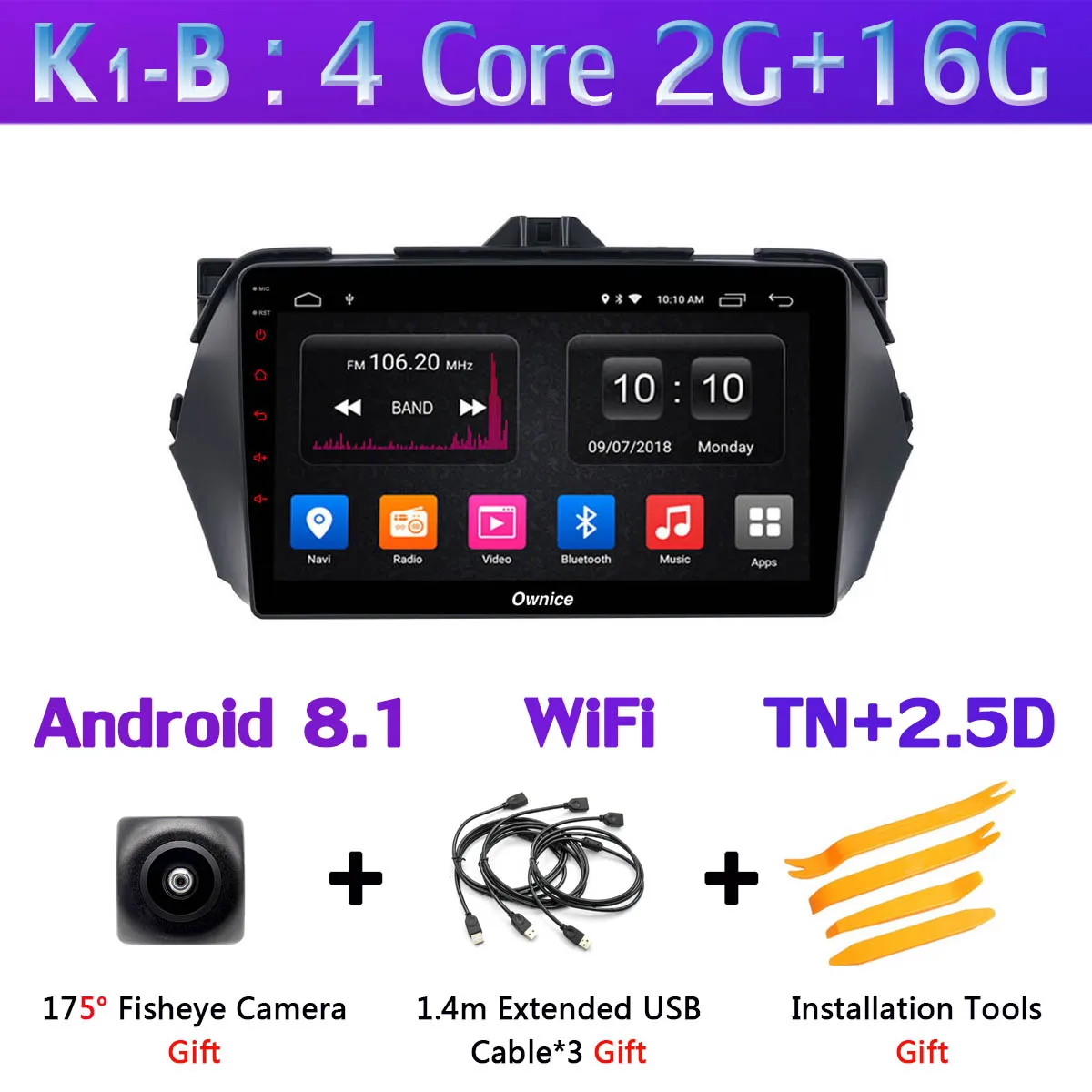 360 ° камера Android 9,0 4G+ 64G SPDIF DSP CarPlay Авто Автомобильный мультимедийный плеер для Suzuki Alivio Ciaz- gps Радио авторадио - Цвет: K1-B