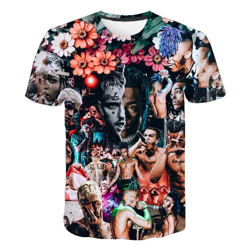 2020 New Xxxtentacion T Shirt Men/Women Fashion Streetwear Hip Hop Style Raper Xxxtentacion 3D Print Men's T-shirt Cool Tops Tee white t shirt