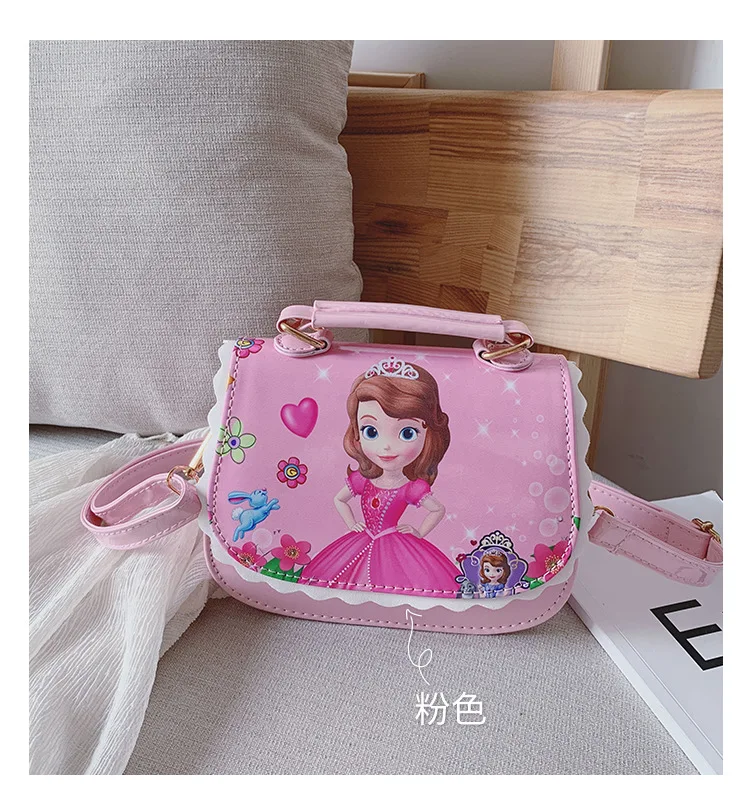 Disney princess сумка для камеры из искусственной кожи с изображением Минни Маус на ремне через плечо диагональная сумка для девочек сумка-мессенджер для девочек Сумочка с Микки Маусом - Цвет: 9