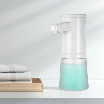 

New 350ML Automatic Foaming Soap Dispenser Touchless Hand Soap Dispenser Liquid Shampoo Shower Gel Foam Pump for Bathroom Kitche