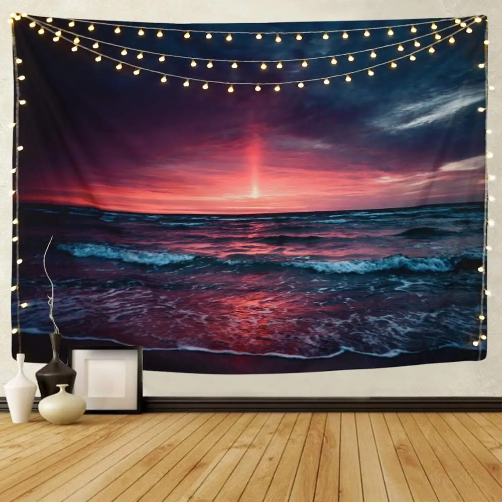 

2019 New Tapestry Wall Hanging 150X130CM Large Tapestry Astrology Divination Bedspread Beach Mat Printed Your Photo