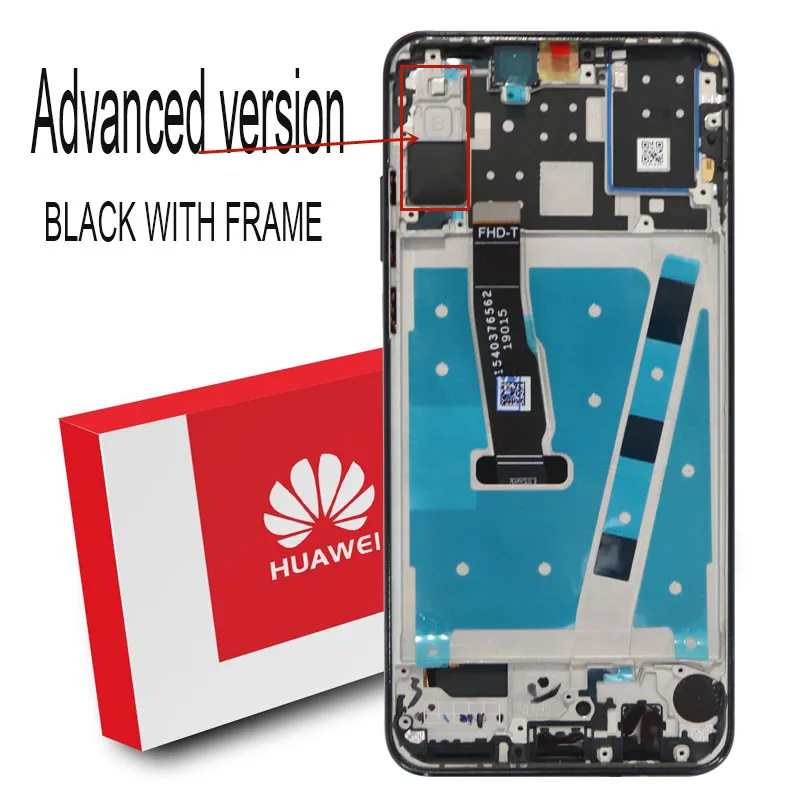 6,15 ''дисплей с рамкой Замена для huawei P30 Lite Nova 4e lcd кодирующий преобразователь сенсорного экрана в сборе MAR-LX1 LX2 AL01 - Цвет: Advanced Black