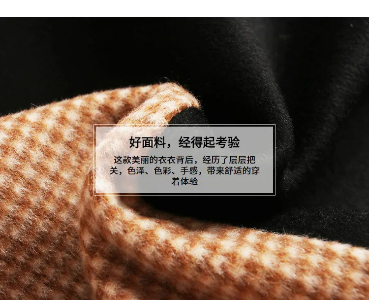 80% Wool Coats and Jackets Women Turn-down Collar Single Breasted Asymmetry Abrigos Mujer Elegante Womens Coats Winter