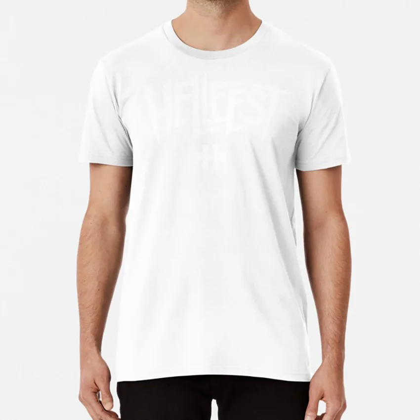 Hellfest#2 футболка hellfest металлическая - Цвет: Белый