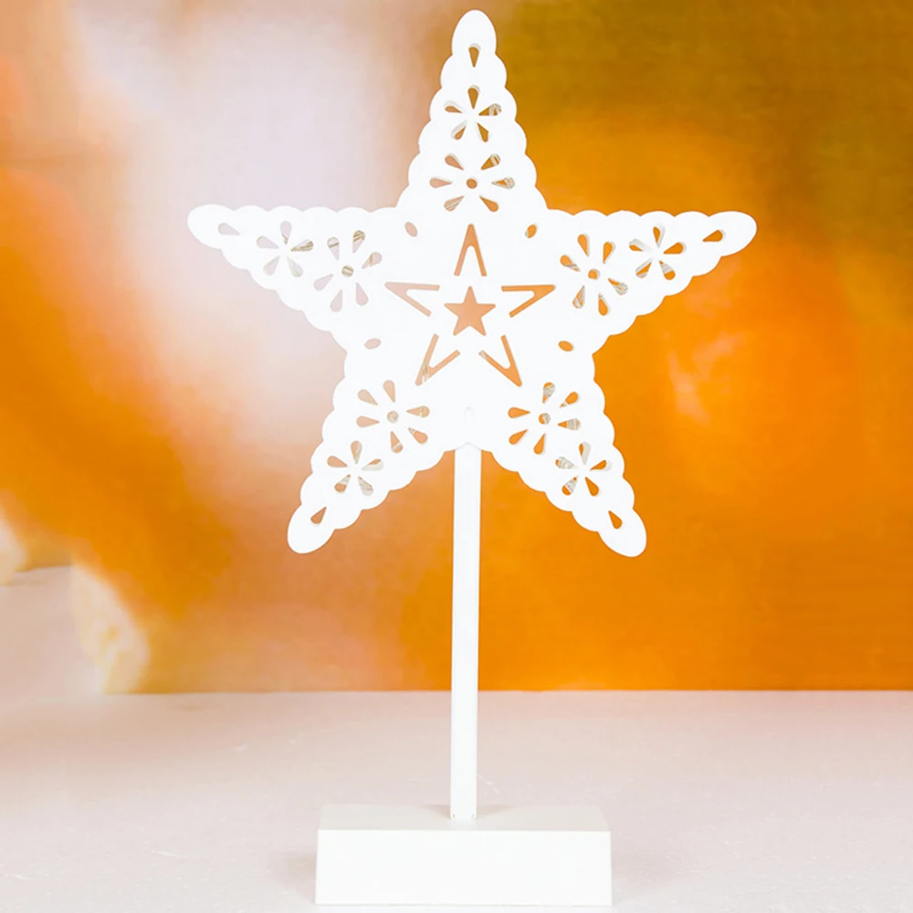 Holiday Star Table Ornament Accessories Hotel Restaurant Office Christmas