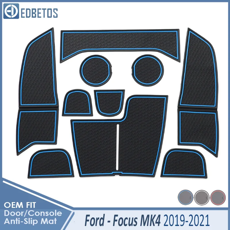 Противогрязная Накладка для Ford Focus 4 MK4 Focus ST RS Focus IV, аксессуары, дверной паз, слот для ворот, Противоскользящий коврик