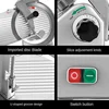 NEW Electric meat slicer Frozen meat slicer Cutting meat machine Semi-automatic Beef/Lamb slice machine 10 inch Slicing Maker 2